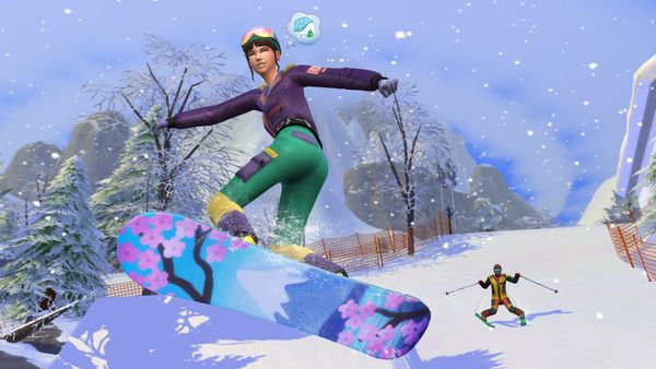 Les Sims 4 : Escapade Enneigée