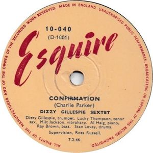 Confirmation / Diggin' for Diz (Single)