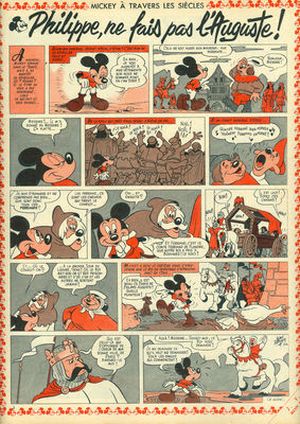 Mickey et Philippe Auguste - Mickey Mouse