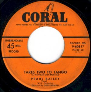 Takes Two to Tango / Let There Be Love (Single)