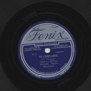 Te chiflaste / Te perdono (Single)