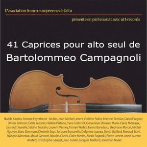 41 Caprices pour alto soule de Bartolommeo Campganoli