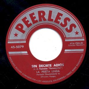 Sin decirte adiós / Cuando los años pasan (Single)