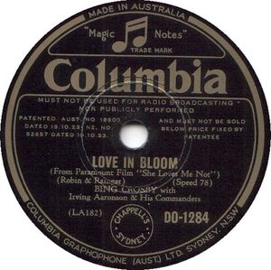 Love in Bloom / Give Me a Heart to Sing To (Single)