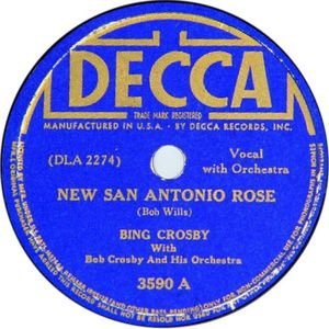 New San Antonio Rose / It Makes No Difference Now (Single)