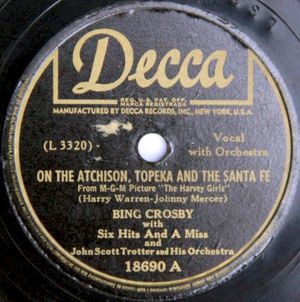 On the Atchison, Topeka and the Santa Fe / I’d Rather Be Me (Single)