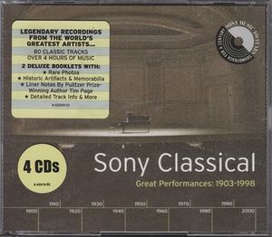 Sony Classical Great Performances: 1903-1998