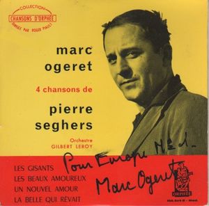 4 Chansons de Pierre Seghers (mono) (EP)