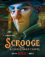Affiche Scrooge,  un (mé)chant de Noël