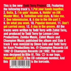 Todd Terry Project CD