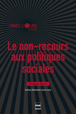 Le Non recours aux politiques sociales