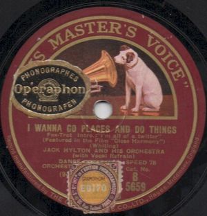 I Wanna Go Places and Do Things / Broadway Melody (Single)
