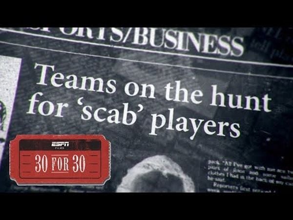 ESPN 30 for 30: Year of the Scab