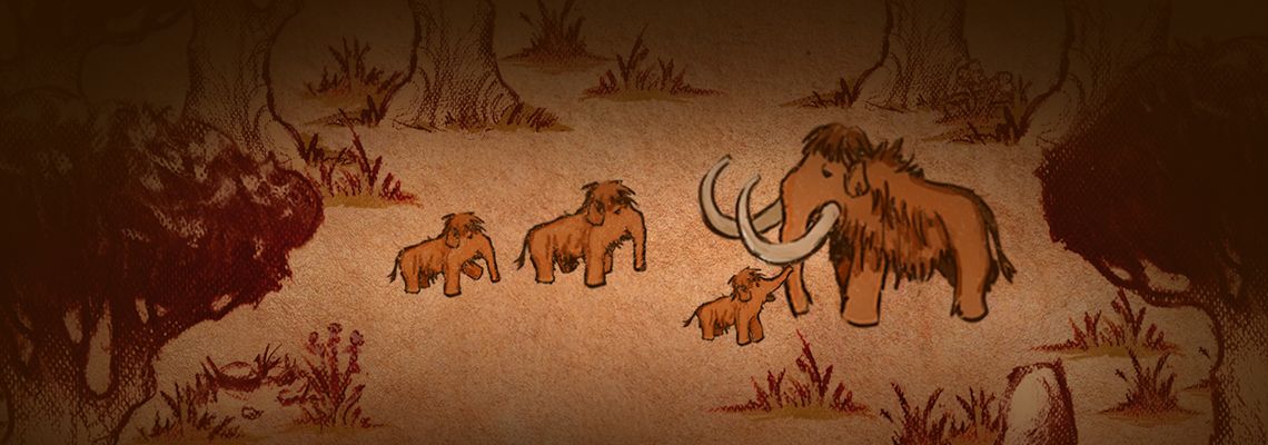 Cover The Mammoth: A Cave Painting