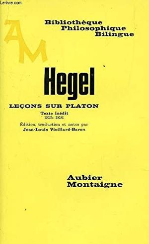 Leçons sur Platon