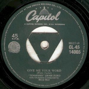 Give Me Your Word (Single)