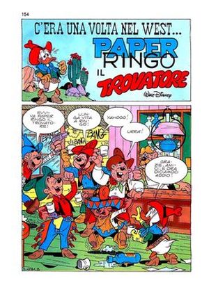 Paper Ringo il trovatore - Donald Duck