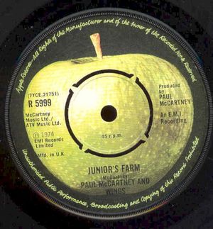 Junior’s Farm / Sally G (Single)