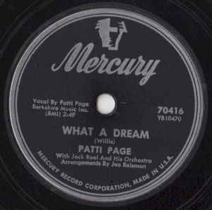 What a Dream / I Cried (Single)