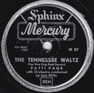 The Tennessee Waltz / All My Love (Bolero) (Single)