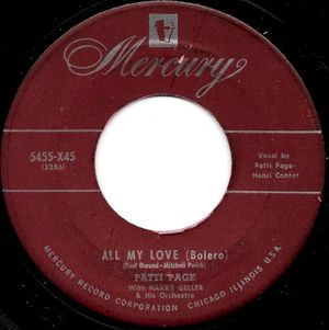 All My Love (Bolero) / Roses Remind Me of You (Single)