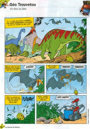 Un dino au labo - Géo Trouvetou