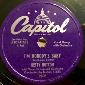 I'm Nobody's Baby / Hot Dog! That Made Him Mad (Single)