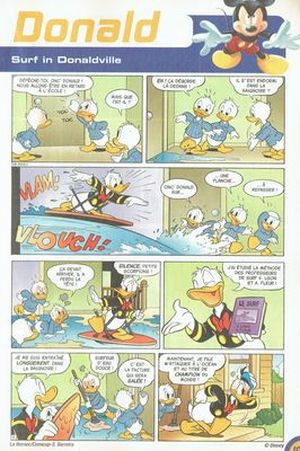 Surf à Donaldville - Donald Duck