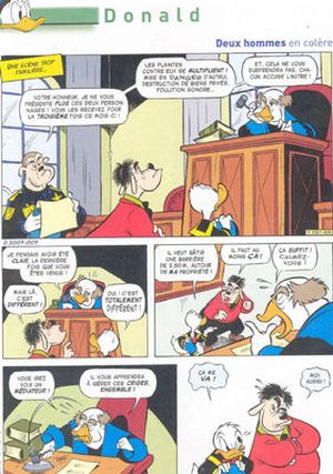 Deux hommes en colère - Donald Duck