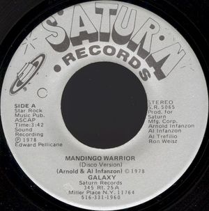 Mandingo Warrior (disco version) / Self Made Man (Single)