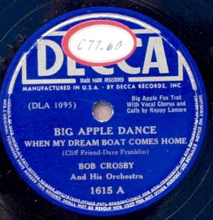 Big Apple Dance When My Dream Boat Comes Home / Panama (Single)