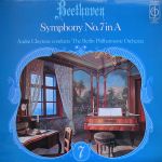 Pochette Symphony no. 7 in A major, op. 92