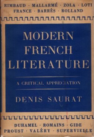 Modern French Literature (1870-1940)