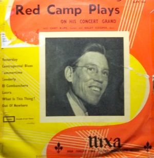 Red Camp Plays on His Concert Grand