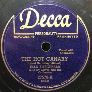 The Hot Canary / Two Little Men in a Flying Saucer (Single)