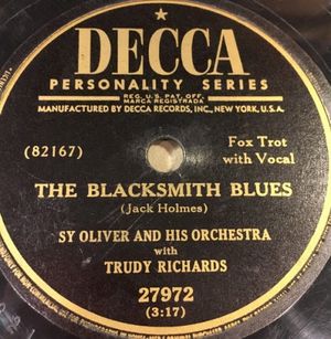 The Blacksmith Blues / Any Time (Single)