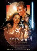 Affiche Star Wars - Épisode II : L'Attaque des clones