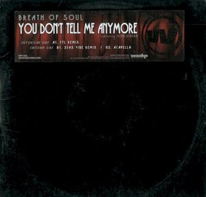 You Don’t Tell Me Anymore (Single)