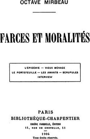 Farces et Moralités