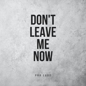 Don’t Leave Me Now (Single)