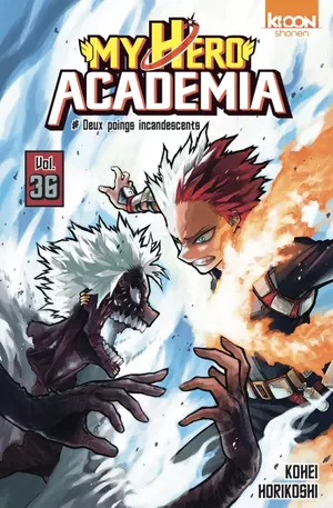 Deux poings incandescents - My Hero Academia, tome 36