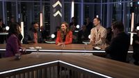Pierre-Luc Funk, Pascale St-Onge, Oscar Desgagnés, Joey Bélanger et Marie-Eve Fournier