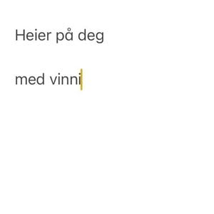 Heier på deg med vinni (Single)