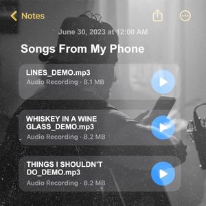 Songs From My Phone (Single)