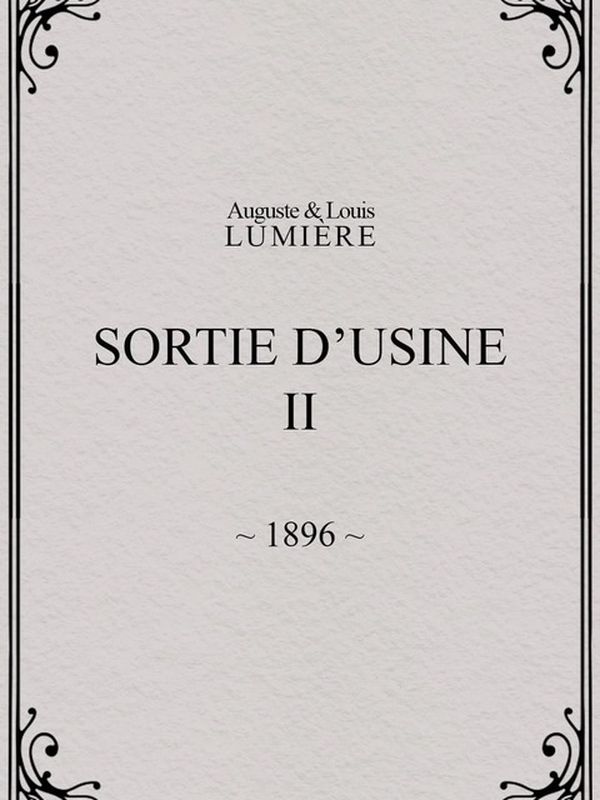 Lumière: Sortie d'usine - 2 (1896)