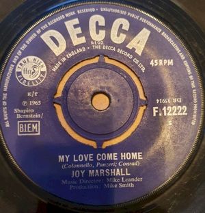 My Love Come Home / When a Girl Really Loves You (Single)