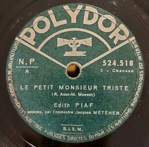 Le Petit Monsieur triste / Les Deux Copains (Single)