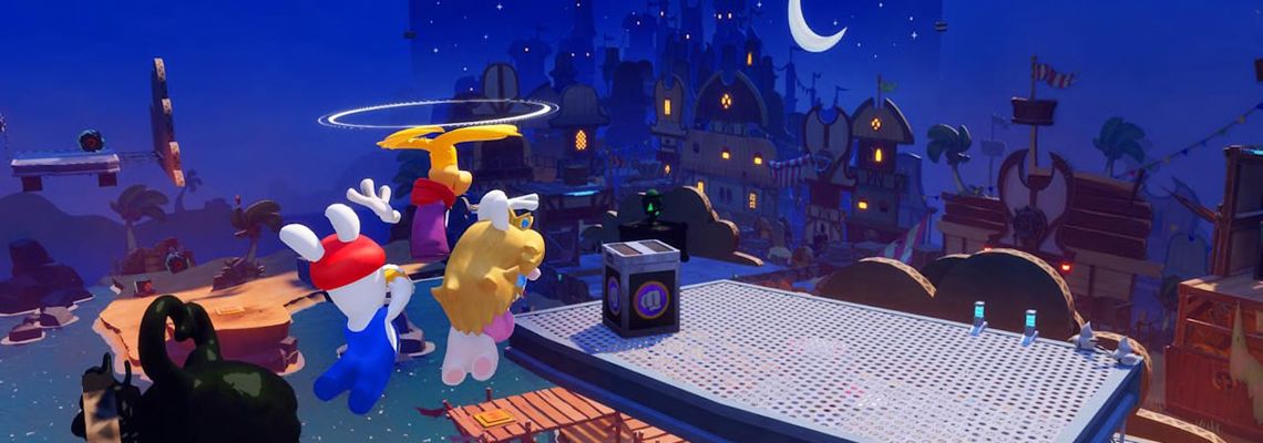 Cover Mario + The Lapins Crétins: Sparks of Hope - Rayman dans le Show du Fantôme