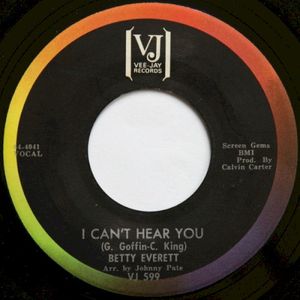 I Can't Hear You (Single)