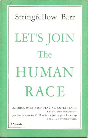 Let's Join the Human Race